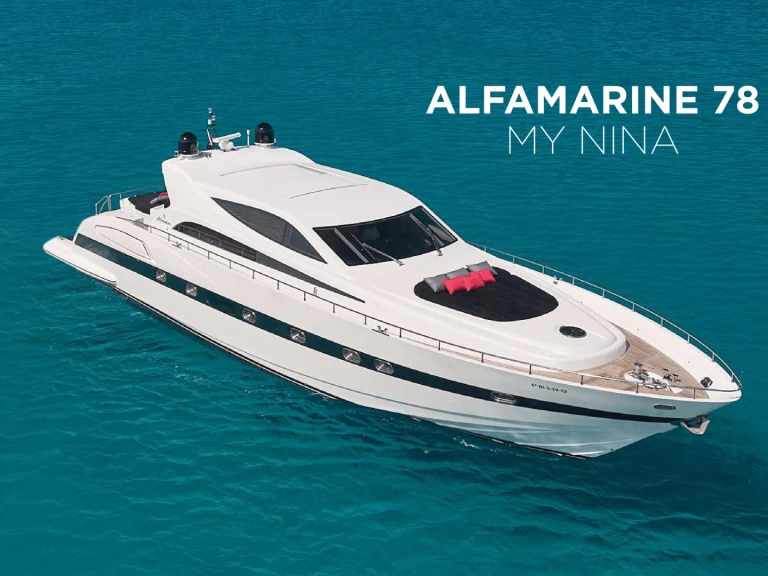 Uthyrning Lyx yacht i Ibiza Town - Alfamarine 78