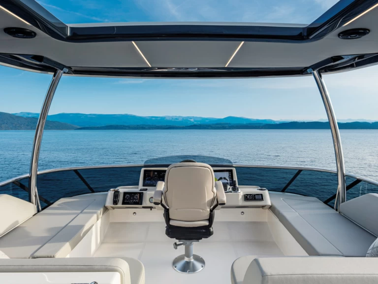 Uthyrning Motorbåt  Azimut med en båtlicens 