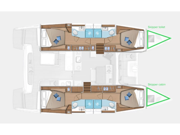 Uthyrning Katamaran  i Kaštela - Lagoon Lagoon 46