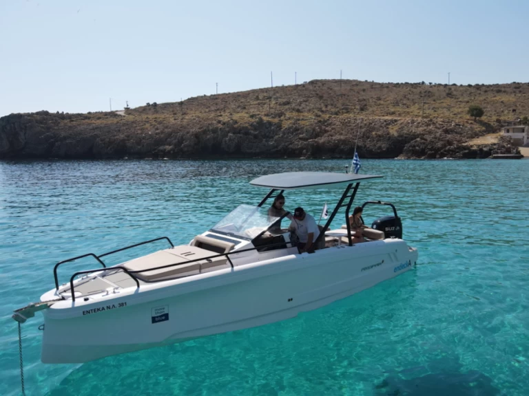 Axopar Axopar 25 feet Cross Top  charter bareboat eller skeppad i Rethymno