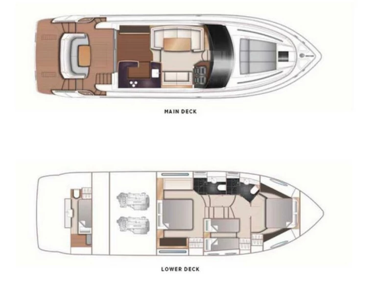 Hyra Motorbåt  med eller utan skeppare Princess Arenzano 