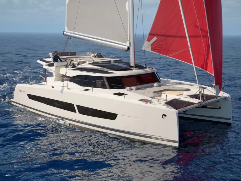Hyr en Fountaine Pajot Fountaine Pajot FP 44 Quatuor - 4 + 2 cab. Pula  