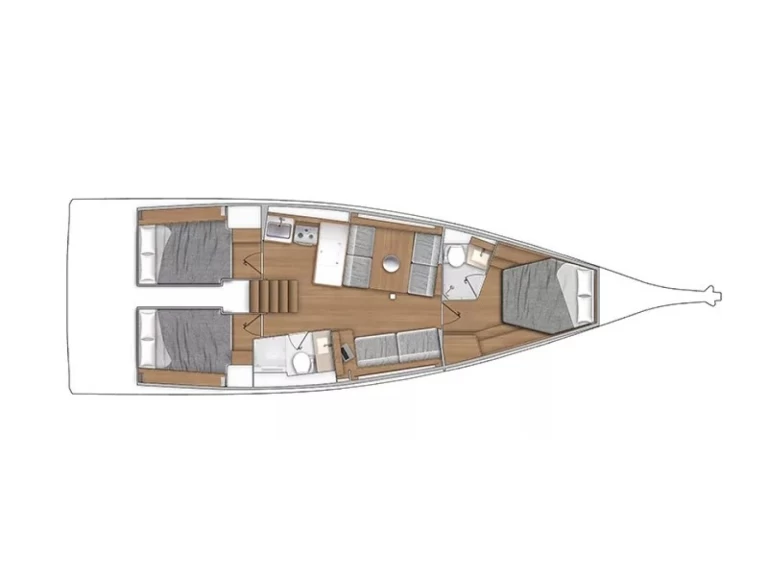Yacht charter Lavrio billig First 44