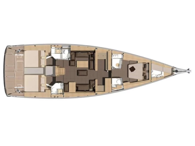 Yacht charter Alimos billig Dufour 560 Grand Large