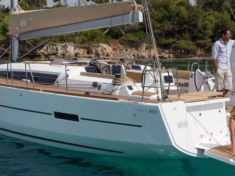 Uthyrning Segelbåt  Dufour med en båtlicens 
