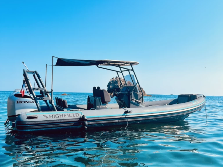 Hyra RIB med eller utan skeppare Highfield Le Brusc 