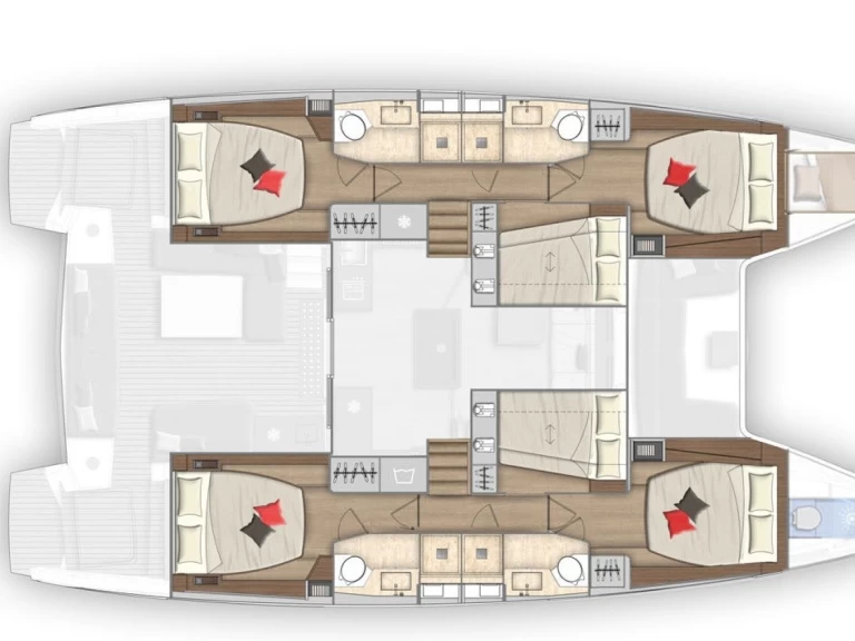 Uthyrning Katamaran  Lagoon med en båtlicens 