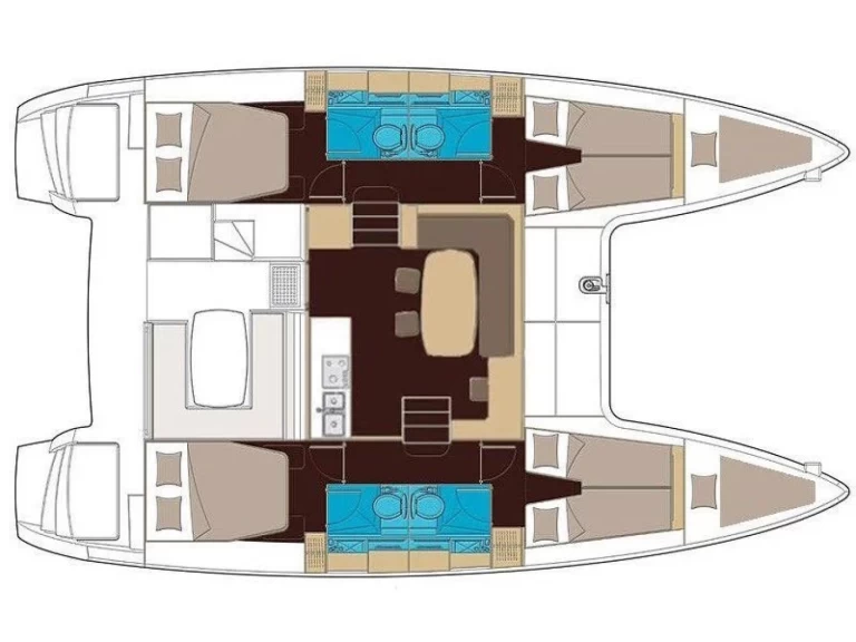 Yacht charter La Savina billig Lagoon 400 S2