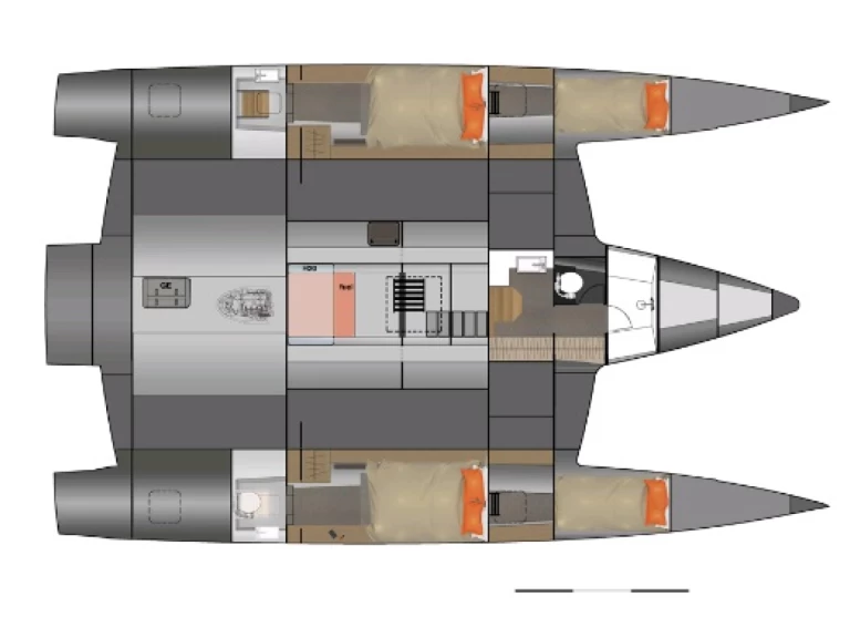 Uthyrning Katamaran  Neel med en båtlicens 