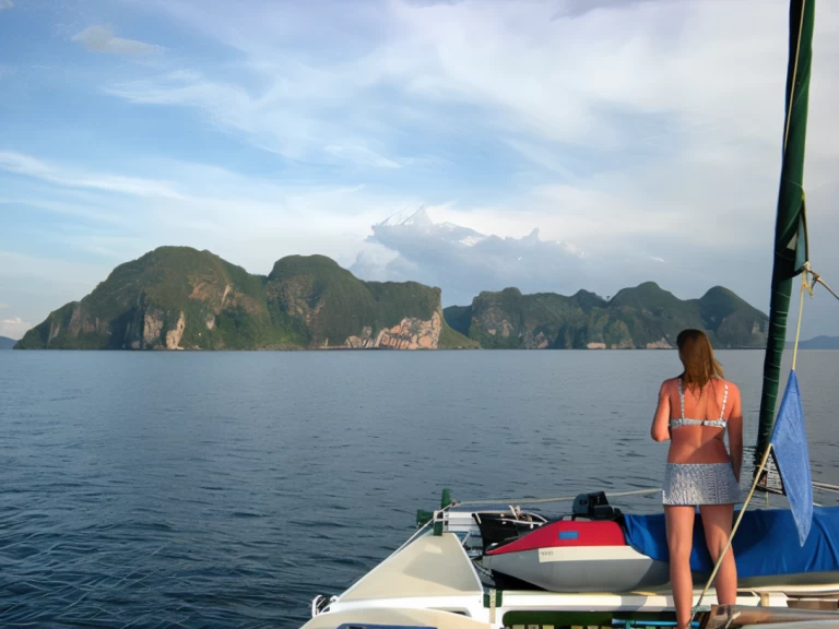 Uthyrning Katamaran  Wharram med en båtlicens 