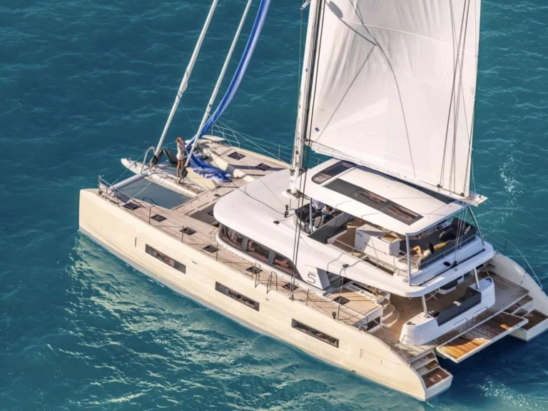 Yacht charter Sankt Martin billig Lady Ros&eacute; (Lagoon Sixty 5)