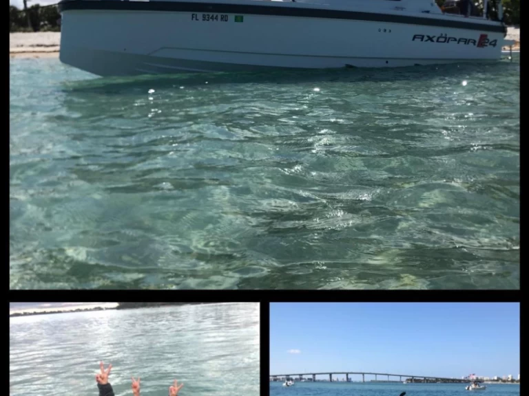 Axopar 24 HT charter bareboat eller skeppad i Riviera Beach