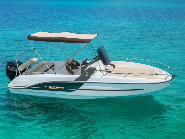 Uthyrning Motorbåt  Bénéteau med en båtlicens 