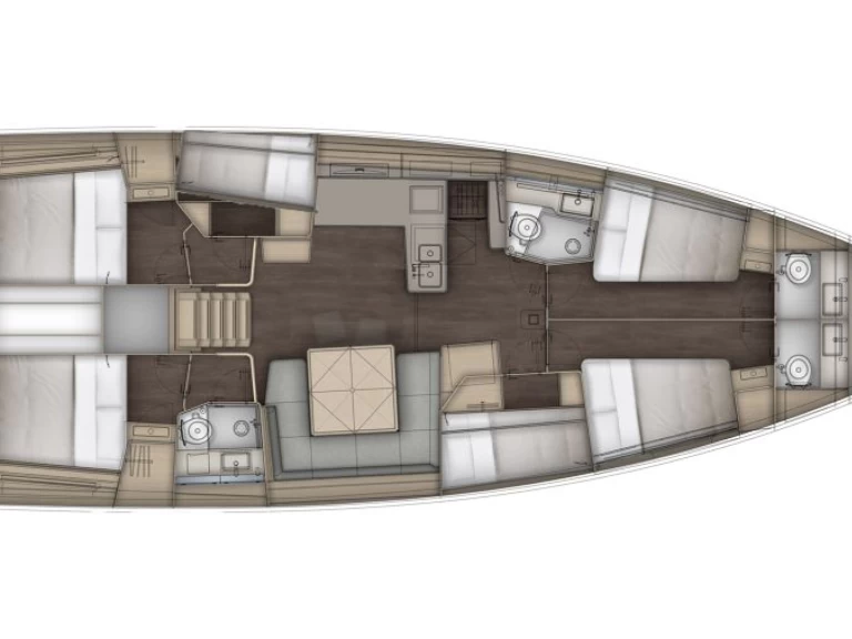 Yacht charter Donji Seget billig Dufour 54 - 6 cab.