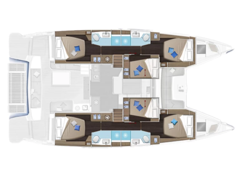 Lagoon Lagoon 51 charter bareboat eller skeppad i El Gouna