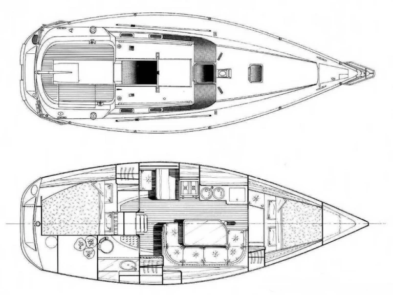 Hyra Segelbåt  med eller utan skeppare Bénéteau Carnon-Plage 