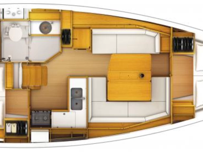 Yacht charter Hyeres billig Sun Odyssey 389