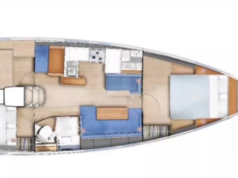 Hyra Segelbåt  med eller utan skeppare Jeanneau Hyeres 