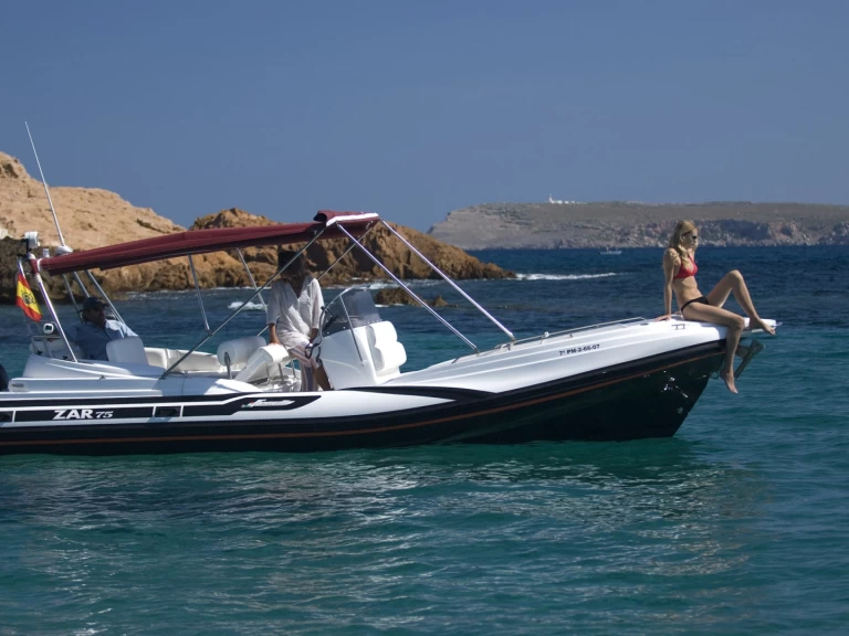 Hyra RIB med eller utan skeppare Zar Hamnen i Pollenca 