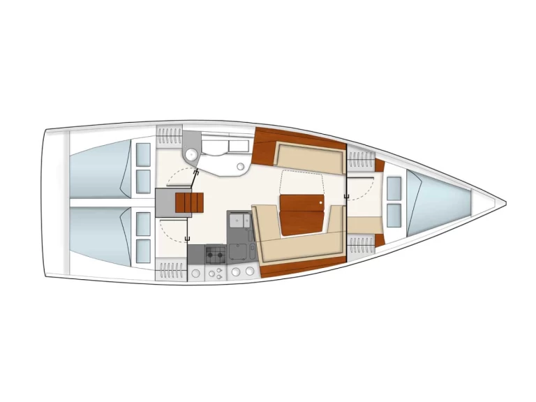 Uthyrning Segelbåt  i Sámi - Hanse Hanse 385
