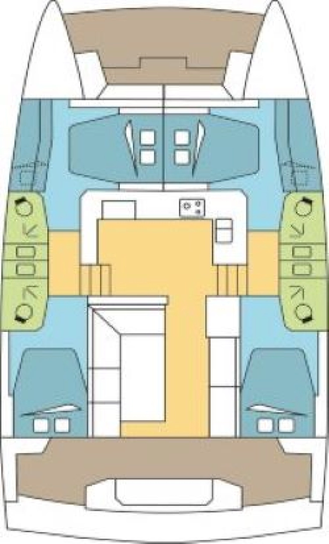 Yacht charter Anse Marcel billig Bali Catspace Voile