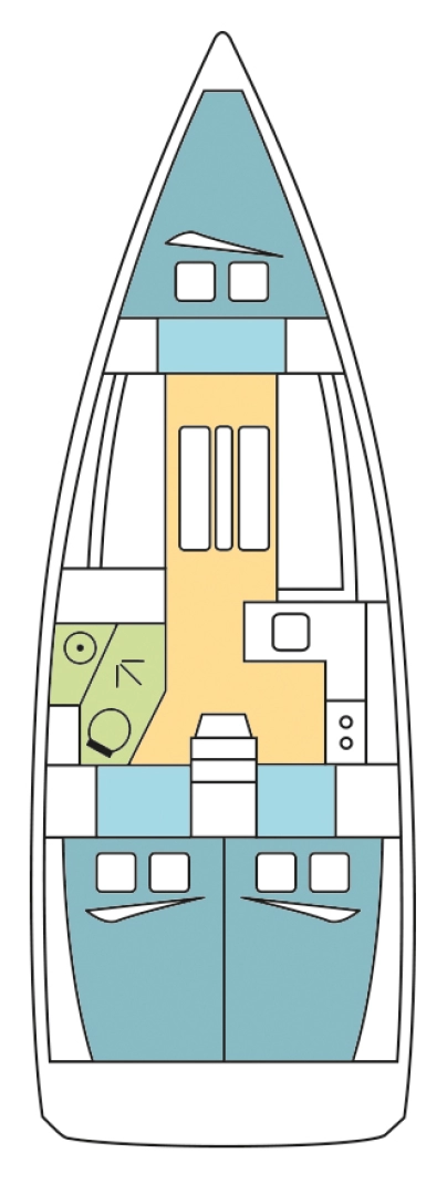 Jeanneau Sun Odyssey 349 charter bareboat eller skeppad i Zaton