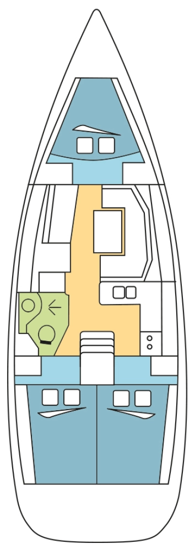 Båtuthyrning Jeanneau Sun Odyssey 389 (2R) i Komolac på Samboat 