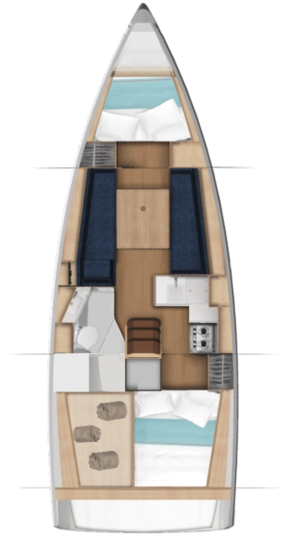 Yacht charter Lavrio billig Sun Odyssey 350