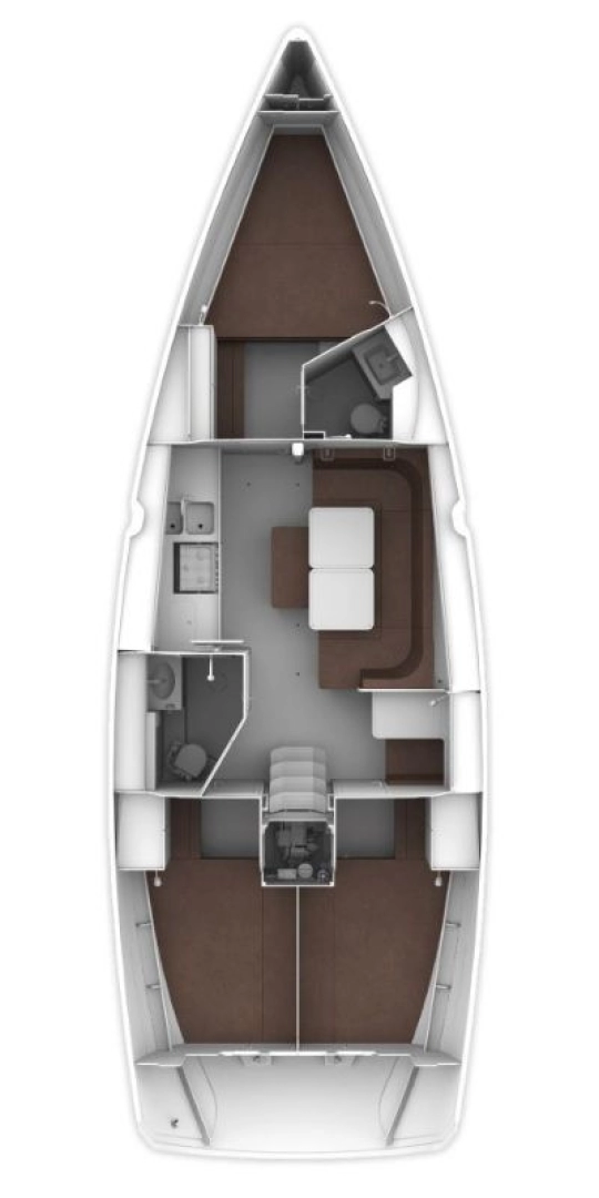 Bavaria Cruiser 41 charter bareboat eller skeppad i Kos 