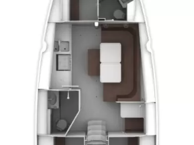 Bavaria Cruiser 41 charter bareboat eller skeppad i Kos 