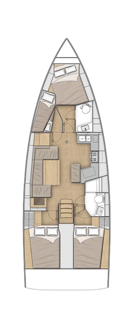 Hyr en Bénéteau Oceanis 40.1 Zadar 