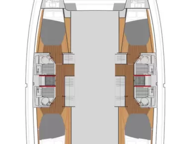Uthyrning Katamaran  Fountaine Pajot med en båtlicens 