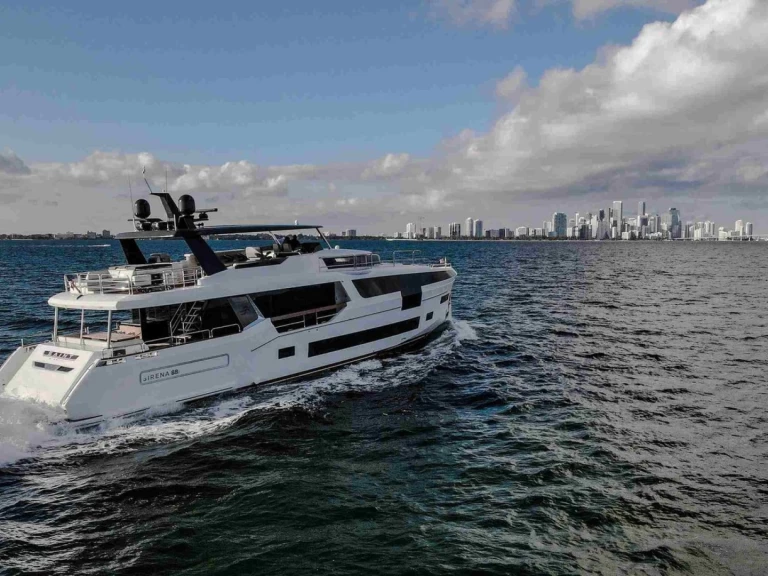 Yacht charter Miami Beach billig 88’ Sirena