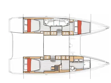 Uthyrning Katamaran  i Canet-en-Roussillon - Excess Excess 13