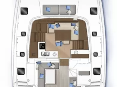 Yacht charter Bas du Fort billig Lagoon 40