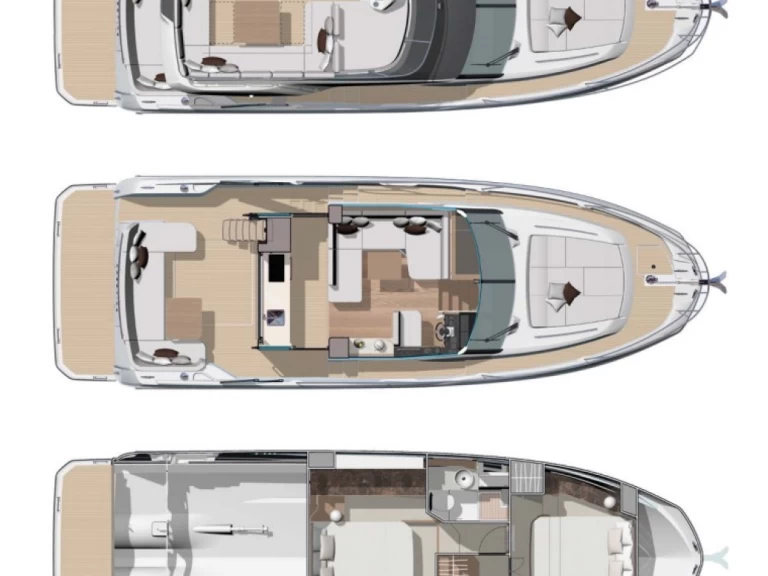 Yacht charter Kaštela billig Prestige F4.3