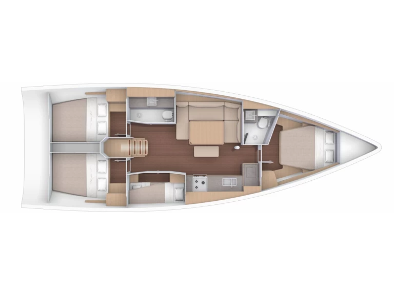 Yacht charter Gouvia billig Dufour 430