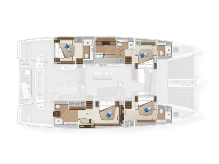 Hyr en Lagoon Lagoon Sixty 5 Owner's Version Olbia 