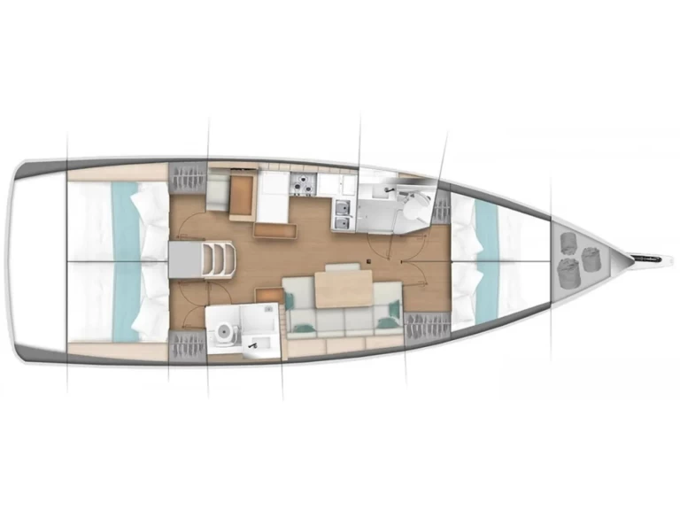 Hyra Segelbåt  med eller utan skeppare Jeanneau Paros (ostrov) 