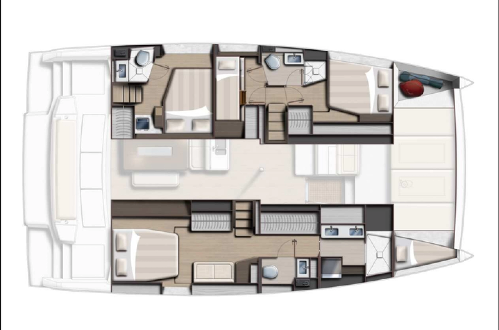 Uthyrning Katamaran  i Le Marin - BALI 4.6 4 CABINES BALI 4.6 