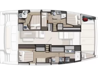 Uthyrning Katamaran  i Le Marin - BALI 4.6 4 CABINES BALI 4.6 
