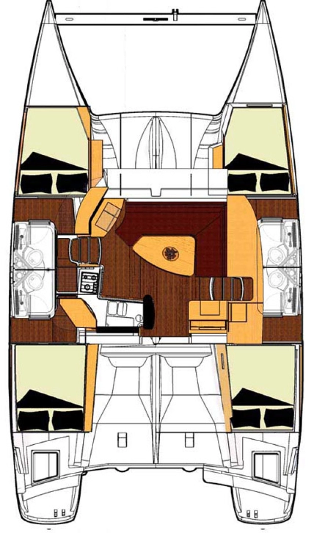 Hyra Katamaran  med eller utan skeppare Fountaine Pajot Punat 