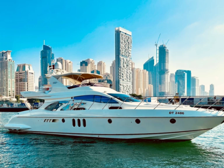 Lyx yacht för uthyrning Dubai Marina till det bästa priset 