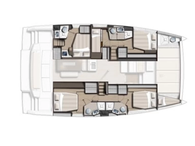 Hyra Katamaran  med eller utan skeppare Bali Lefkáda 