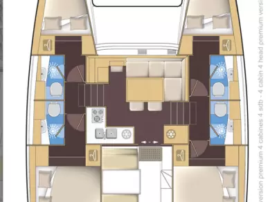 Yacht charter Biograd Na Moru billig Lagoon 39