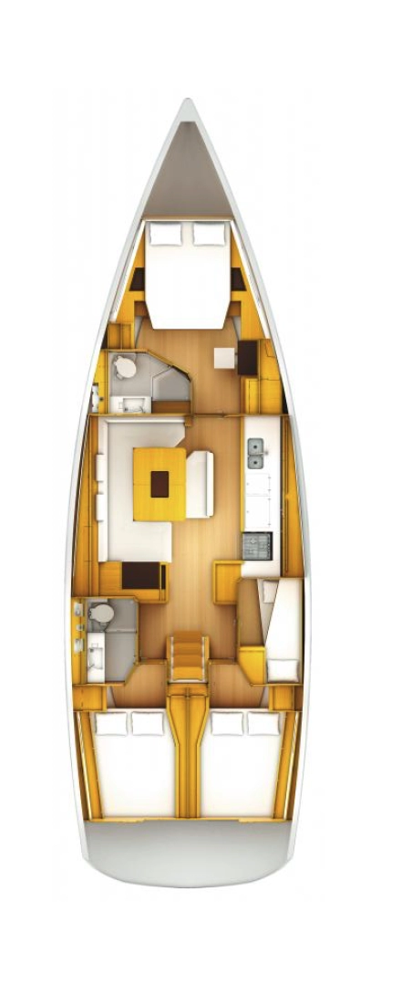 Yacht charter Fethiye billig Sun Odyssey 509