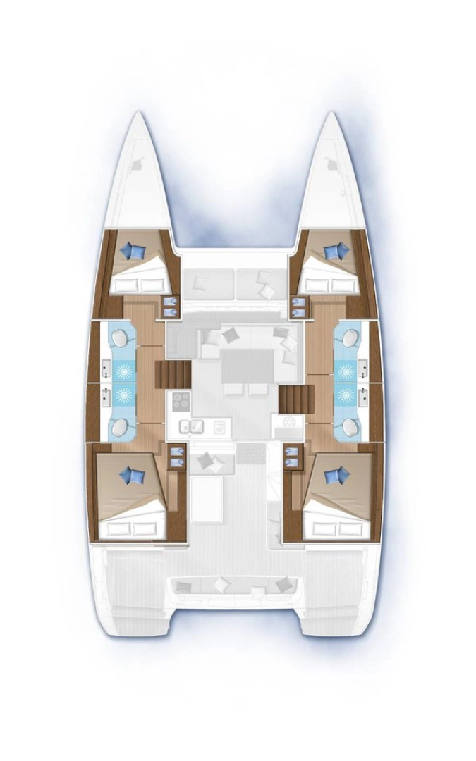 Uthyrning Katamaran  Lagoon med en båtlicens 