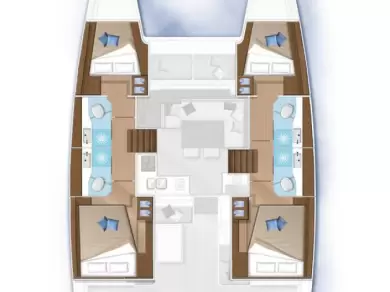 Uthyrning Katamaran  Lagoon med en båtlicens 