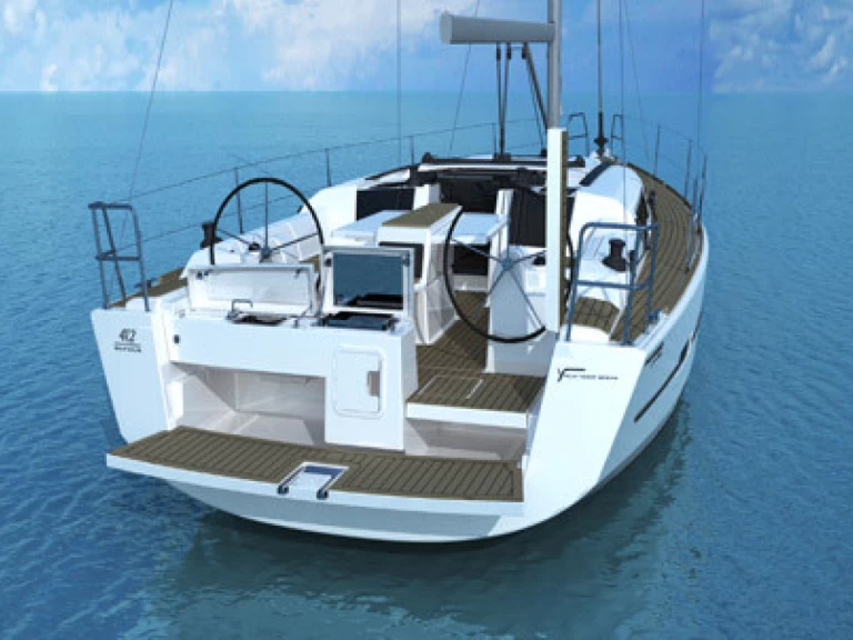 Uthyrning Segelbåt  Dufour med en båtlicens 