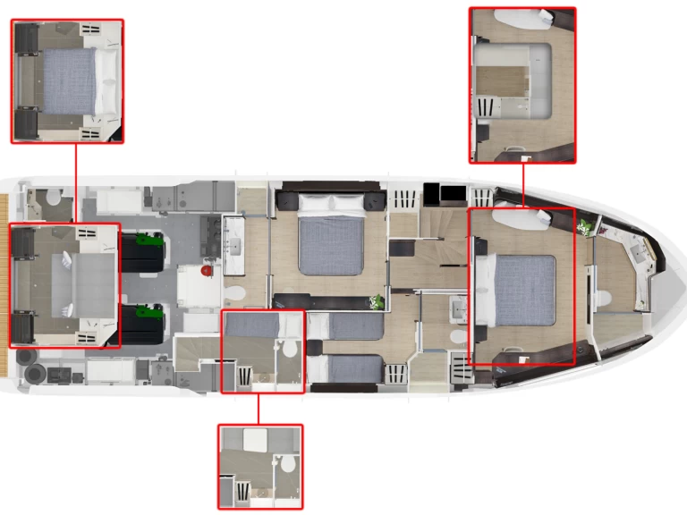 Absolute Yachts Navetta 64 charter bareboat eller skeppad i Sukošan